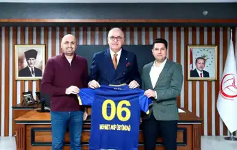 Ankaragücü, Voleybol Gelişimi İçin TVF'yi Ziyaret Etti