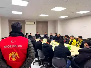 Erzincan'da Taraftarlarla Güvenlik Buluşması