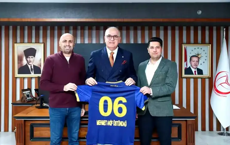 Ankaragücü, Voleybol Gelişimi İçin TVF'yi Ziyaret Etti