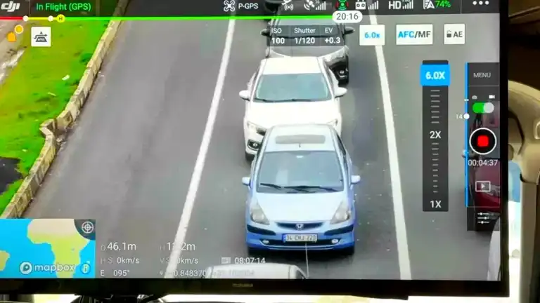 Düzce'de Dronla Trafik Denetimi: 78 Bin TL Ceza