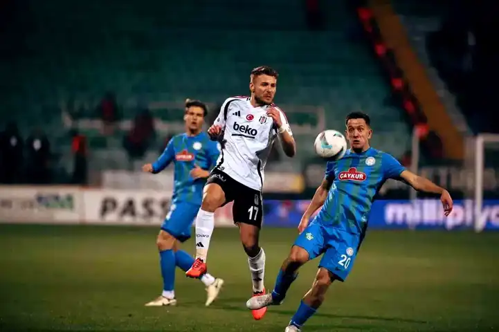 Rizespor-Beşiktaş: İlk Yarı 1-1 Berabere Bitti!
